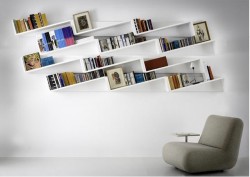 Bộ 12 thanh kệ gỗ đựng sách trang trí treo tường KTT30