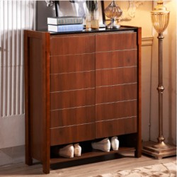 Tủ giày gỗ cánh mở 6 tầng TG12