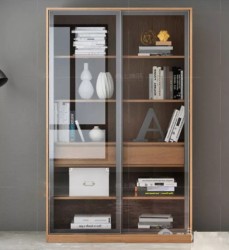 Tủ tài liệu gỗ cánh kính đựng tài liệu KG15