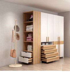 Tủ gỗ đựng quần áo đa năng hiện đại TQA51