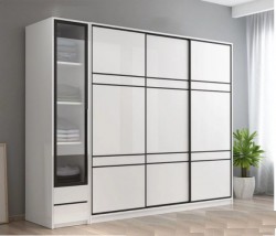 Tủ đựng quần áo gia đình gỗ công nghiệp cánh lùa TQA57