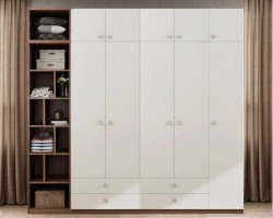 Tủ quần áo gia đình hiện đại dài 2m5 TQA59