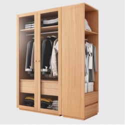 Tủ quần áo cá nhân cánh kính dài 1m2 TQA60