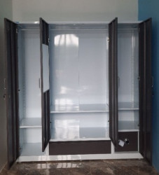 Tủ sắt đựng quần áo 4 cánh Xuân Hòa  CA-8A-1KLG