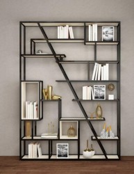 Kệ giá sắt trang trí đựng sách đẹp KGS60