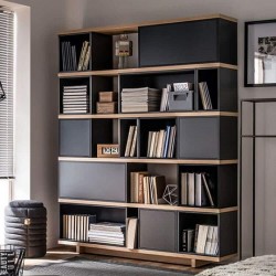 Kệ tủ gỗ MDF đựng sách và tài liệu văn phòng KG18
