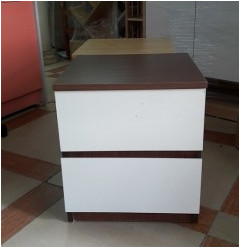 Tab gỗ đầu giường 2 ngăn kéo TAB01