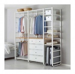 Kệ giá sắt đợt gỗ treo quần áo đẹp rẻ MA13