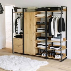 Giá tủ kệ treo quần áo hiện đại đa năng MA09