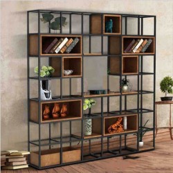 Kệ giá sắt trang trí đựng cây cảnh văn phòng KGS65