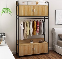 Kệ tủ quần áo khung sắt 3 tầng TQA71