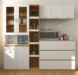 Đóng tủ bếp theo yêu cầu tại Hà Nội KVS55