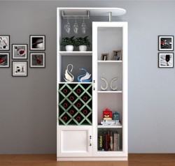 Tủ rượu gỗ công nghiệp gia đình tiện dụng KR06 ( Giá chưa có thanh treo ly, chưa đèn )