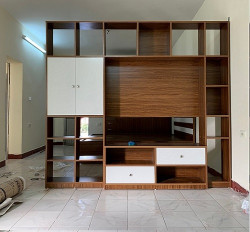 Kệ tủ tivi gỗ đẹp sang trọng phòng khách KTV21