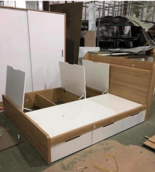 Giường gỗ công nghiệp có ngăn kéo hiện đại cao cấp giá rẻ GCN67