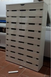 Tủ giày gỗ công nghiệp cánh mở giá rẻ TG22