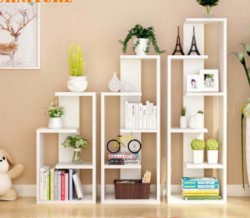 Bộ kệ đứng đựng sách gỗ MDF đẹp KSG98 