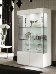 Tủ kệ gỗ cánh kính trưng bày đẹp TKK05 