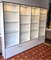 Tủ kệ kính trưng bày đa năng giá rẻ TKK04 ( GIÁ TỦ KHÔNG GỒM CÁNH VÀ ĐÈN )