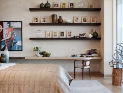 Kệ treo tường gỗ công nghiệp dài 1m KTT16