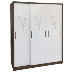 Tủ sắt đựng quần áo 3 cánh lùa Hòa Phát TU19B3C3