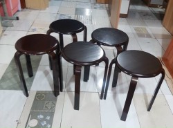 Ghế đôn chân gỗ cao su GD99