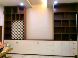 Tủ kệ trang trí phòng khách đẹp KTV26