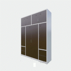 Tủ sắt quần áo Xuân Hòa 8 cánh CA-8A-6KLG