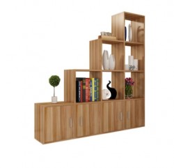 Tủ kệ gỗ vách ngăn hình thang TKG41