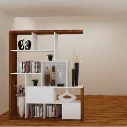 Tủ kệ gỗ trang trí phòng khách TKG42