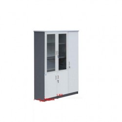 Tủ gỗ 3 buồng đựng tài liệu Hòa Phát HP1960-3BK