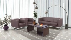 Bộ ghế sofa da chân inox Nội Thất 190 SP10