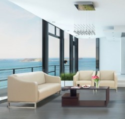 Bộ sofa bọc da phòng khách Nội Thất 190 SP11