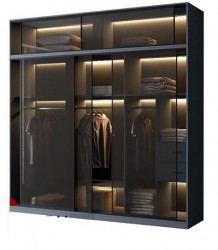 Tủ quần áo cánh kính lùa hiện đại TQA77 