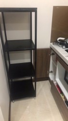 Kệ sắt gỗ có bánh xe KGS72