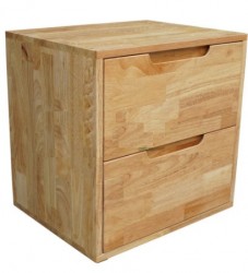 Tab đầu giường gỗ cao su tự nhiên TAB06