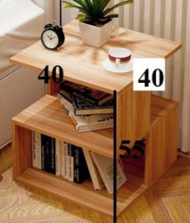 Kệ gỗ đầu giường 2 tầng độc đáo TAB12