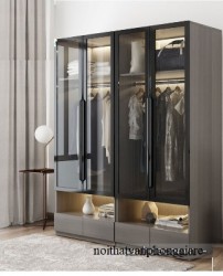 Tủ quần áo cánh kính hiện đại TQA80