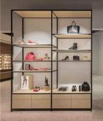 Tủ kệ gỗ công nghiệp khung sắt sơn KGS74