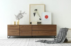 Kệ tivi gỗ chân sắt phòng khách KTV52
