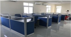 Vách ngăn nỉ kính 1 màu VN15