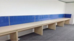 Vách ngăn nỉ toàn bộ trên mặt bàn VN18