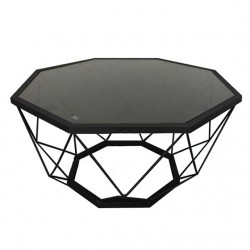 Bàn trà khung sắt mặt kính cường lực Hòa Phát BSF408