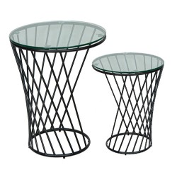 Bàn trà kính cường lực đẹp sang trọng BSF411-40