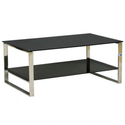 Bàn trà khung inox mặt kính cường lực BSF603I