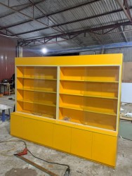 Tủ gỗ cánh kính trưng bày đẹp giá rẻ TKK32