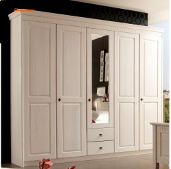 Tủ quần áo gỗ công nghiệp MDF sơn 5 cánh TQA90