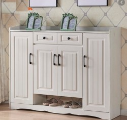 Tủ giày gỗ công nghiệp sơn trắng TG26