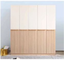 Tủ quần áo 3 buồng 5 cánh mở gỗ công nghiệp đẹp TQA36