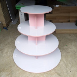 Kệ gỗ trưng bày đa năng để giày dép TG33